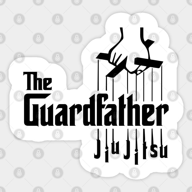 JIU JITSU - THE GUARDFATHER Sticker by Tshirt Samurai